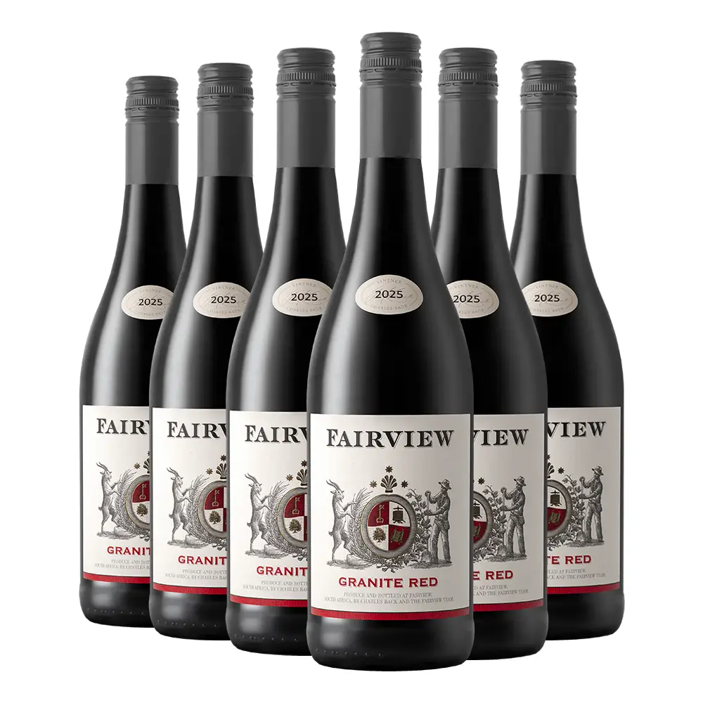 fairview Granite Red 2025 case of 6